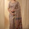 Heritage Bloom Jamdani Cotton Saree